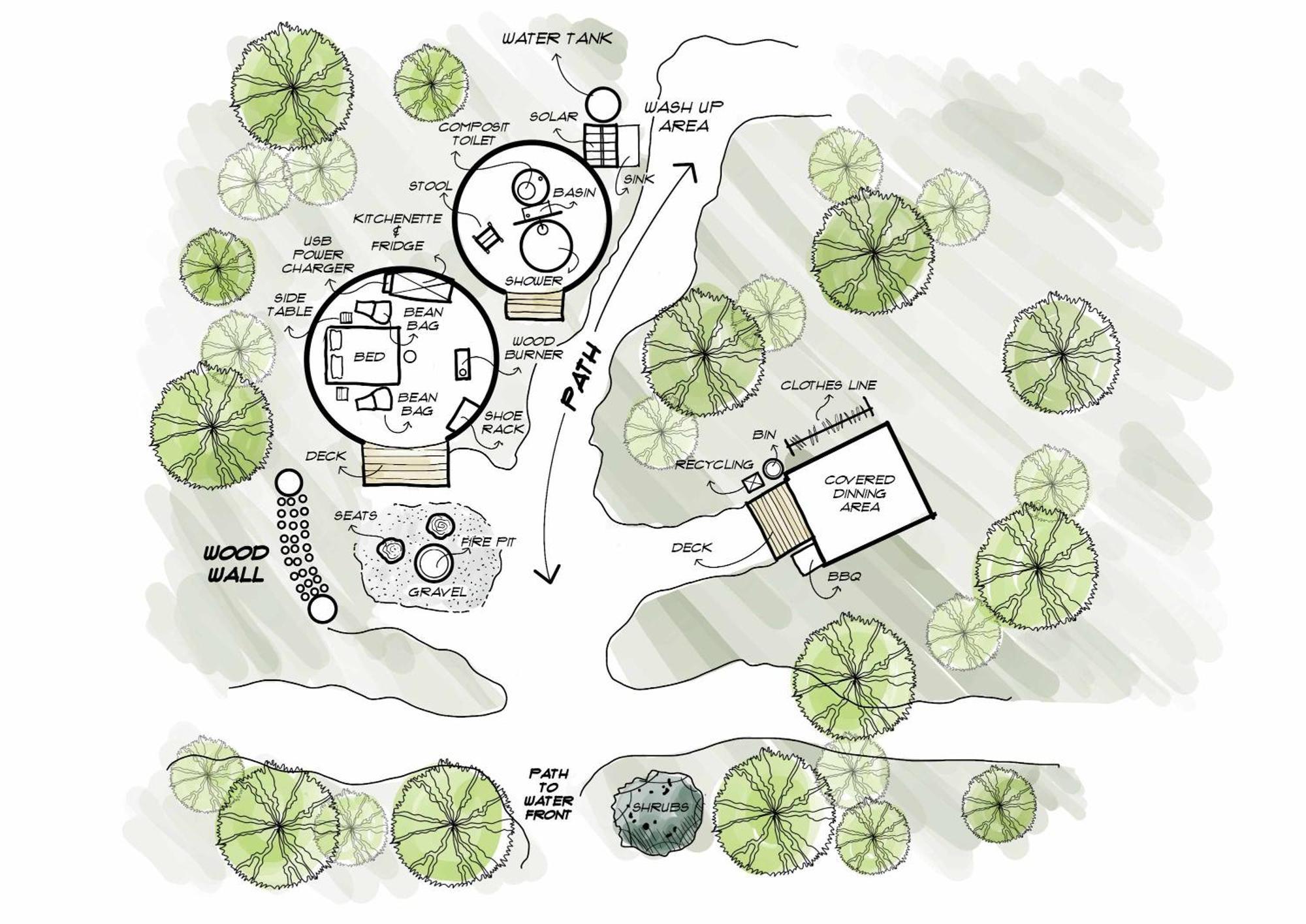 Hotel Numie - Freycinet Peninsula - Glamping - Heated - Waterfront Coles Bay Zewnętrze zdjęcie
